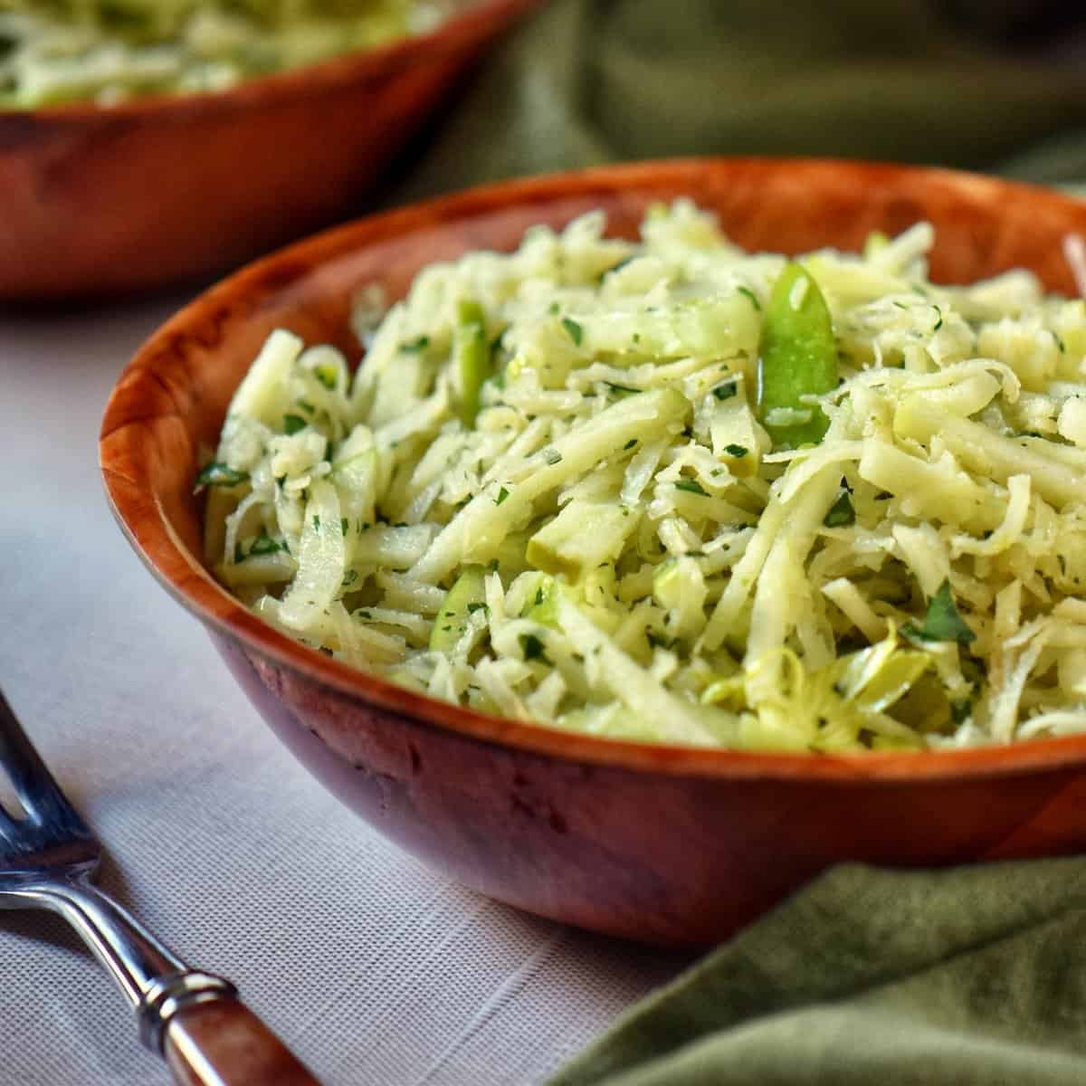 Celery Root Slaw with Fennel