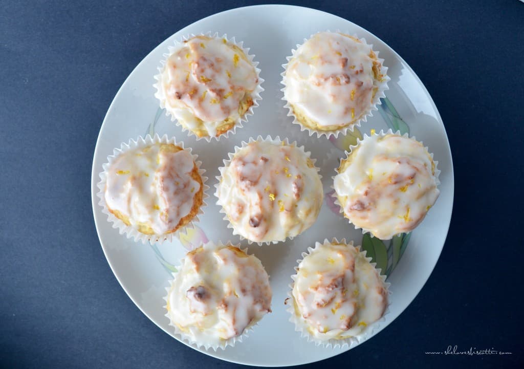 Lemony Greek Yogurt Muffins