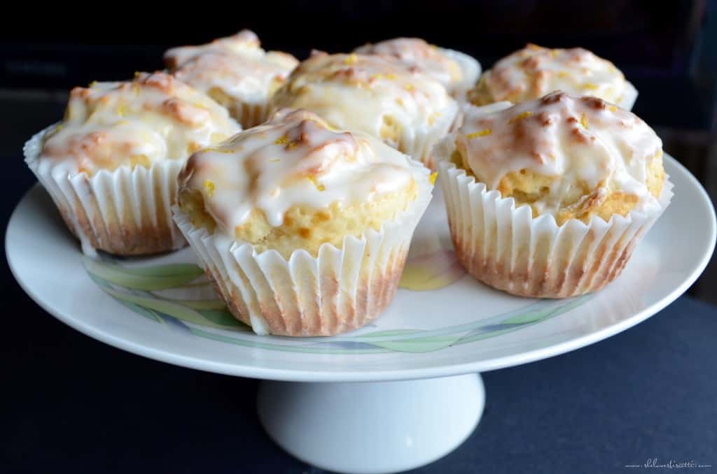 Lemony Greek Yogurt Muffins