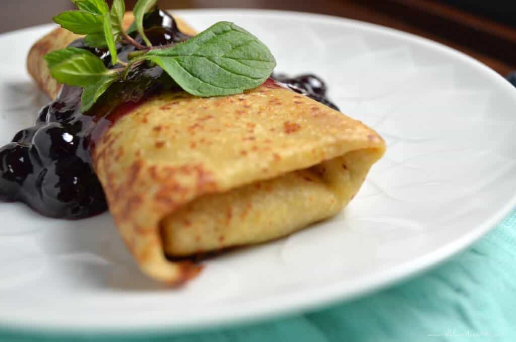 Homemade Cheese Blintzes