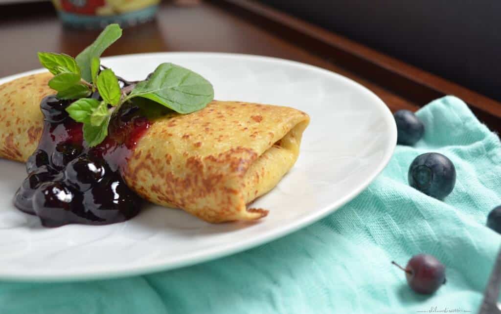 Homemade Cheese Blintzes