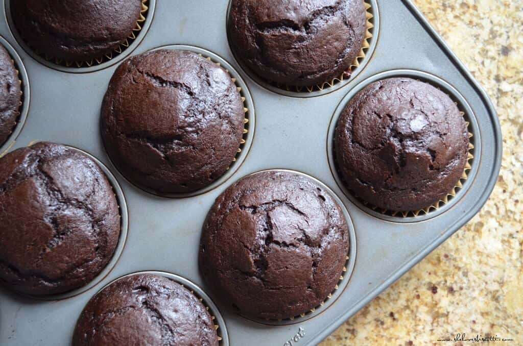 Chocolate Cocoa Espresso Cupcakes