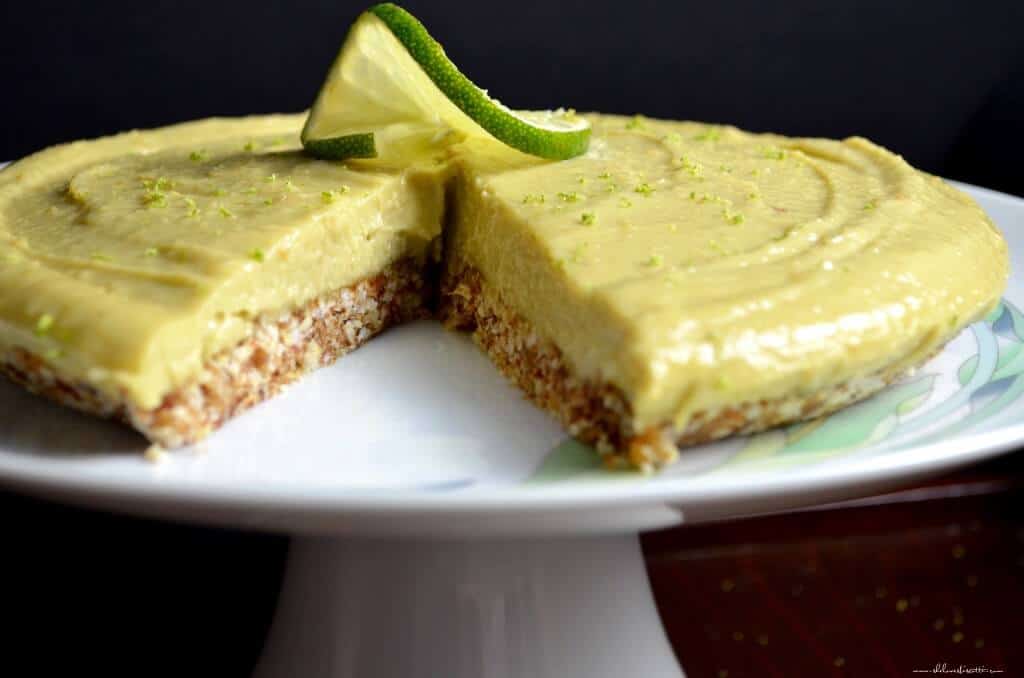 Vegan No Bake Key Lime Avocado Pie