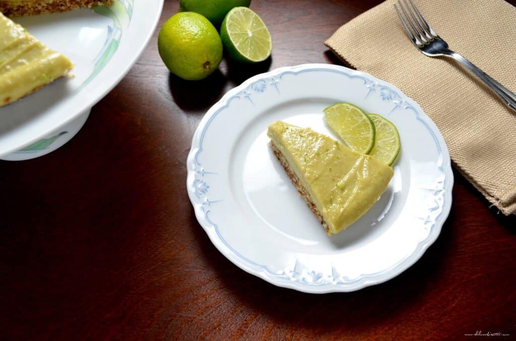 Vegan No Bake Key Lime Avocado Pie