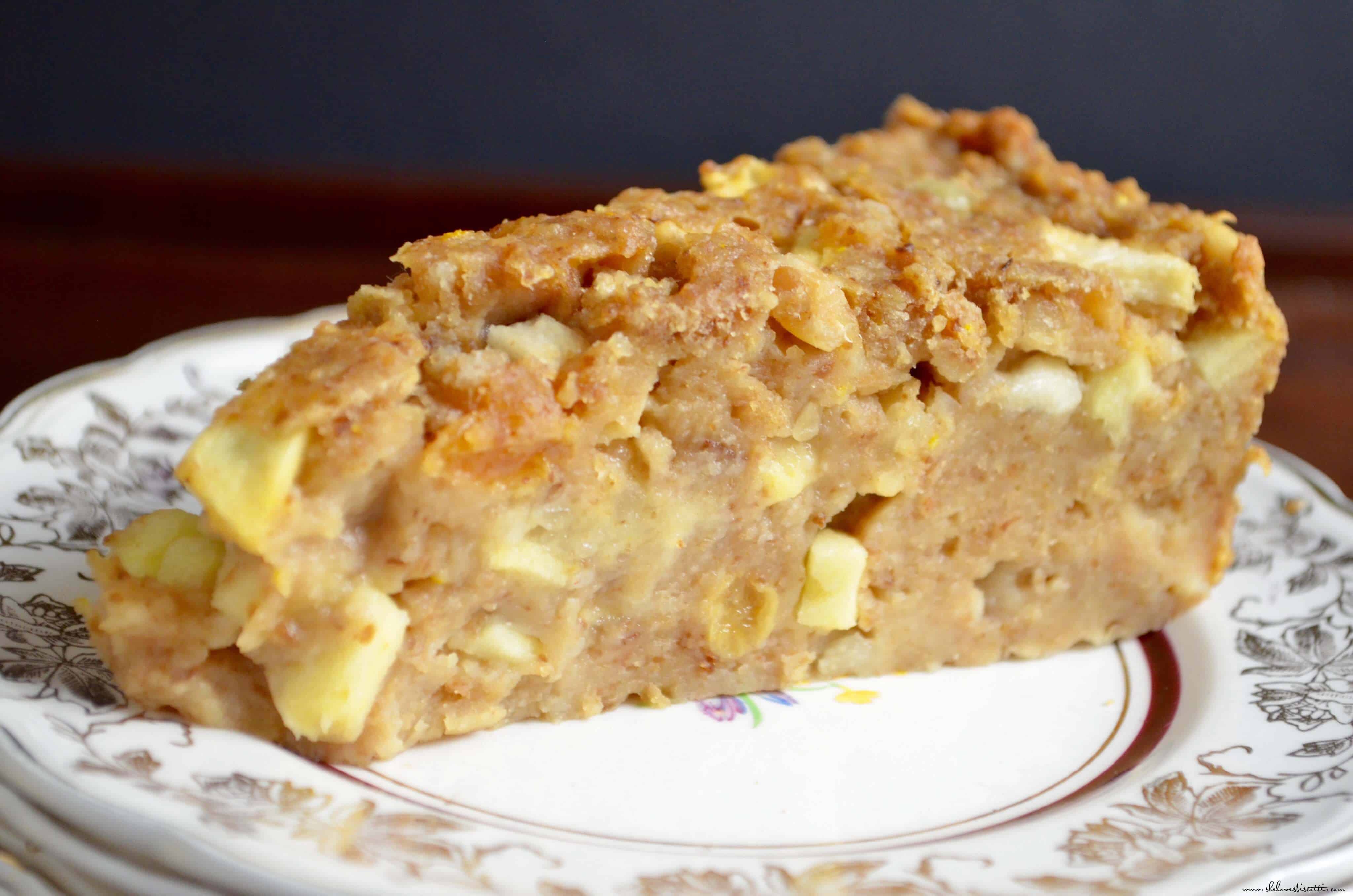 Apple Pear Bread Pudding