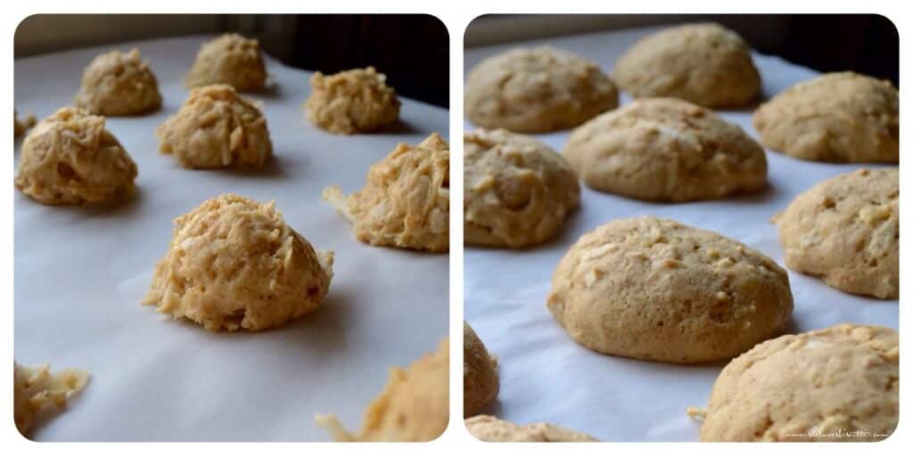 Spiced Cakey Apple Cookies