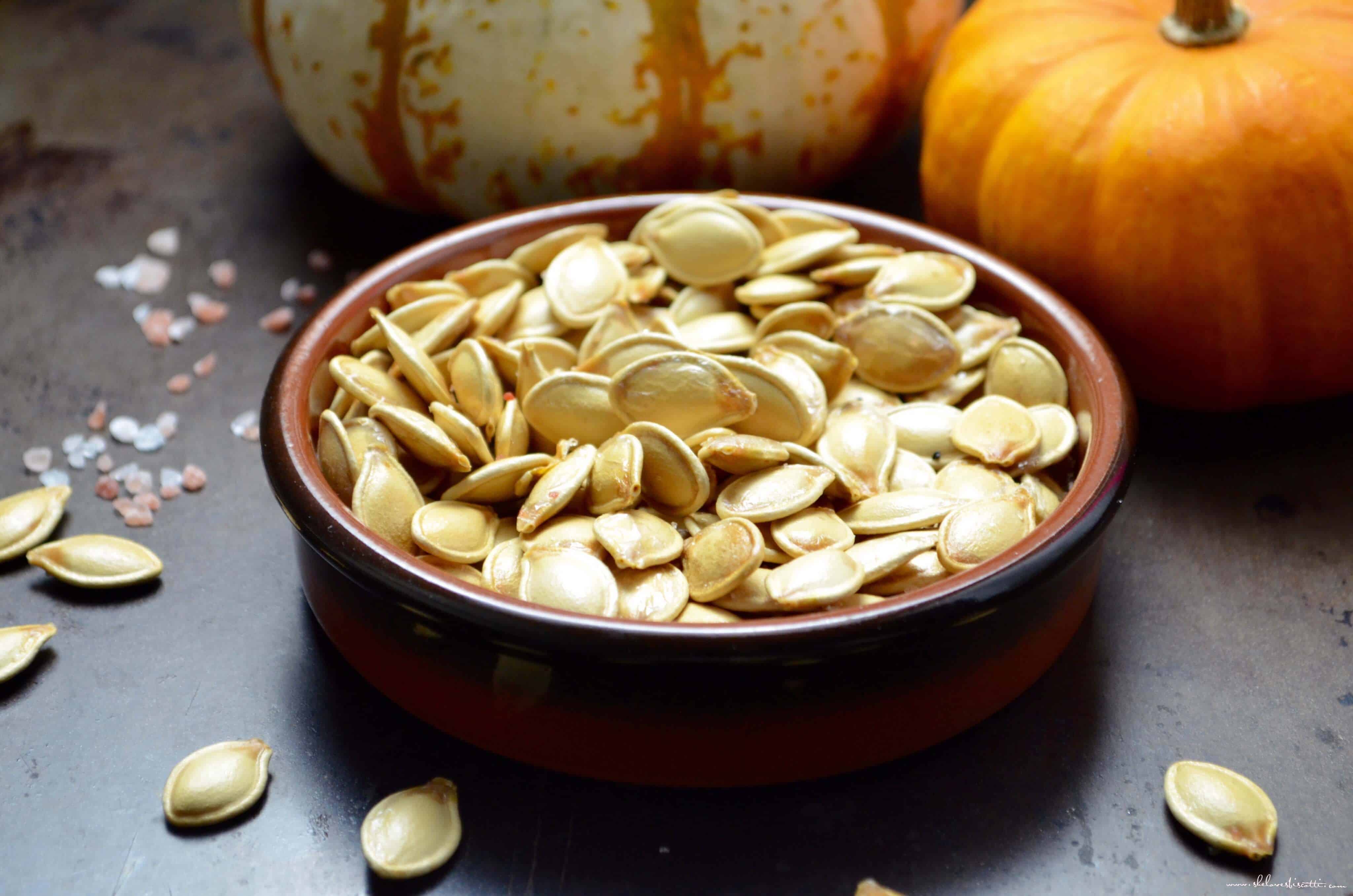 Slow Roasted Pumpkin Seeds