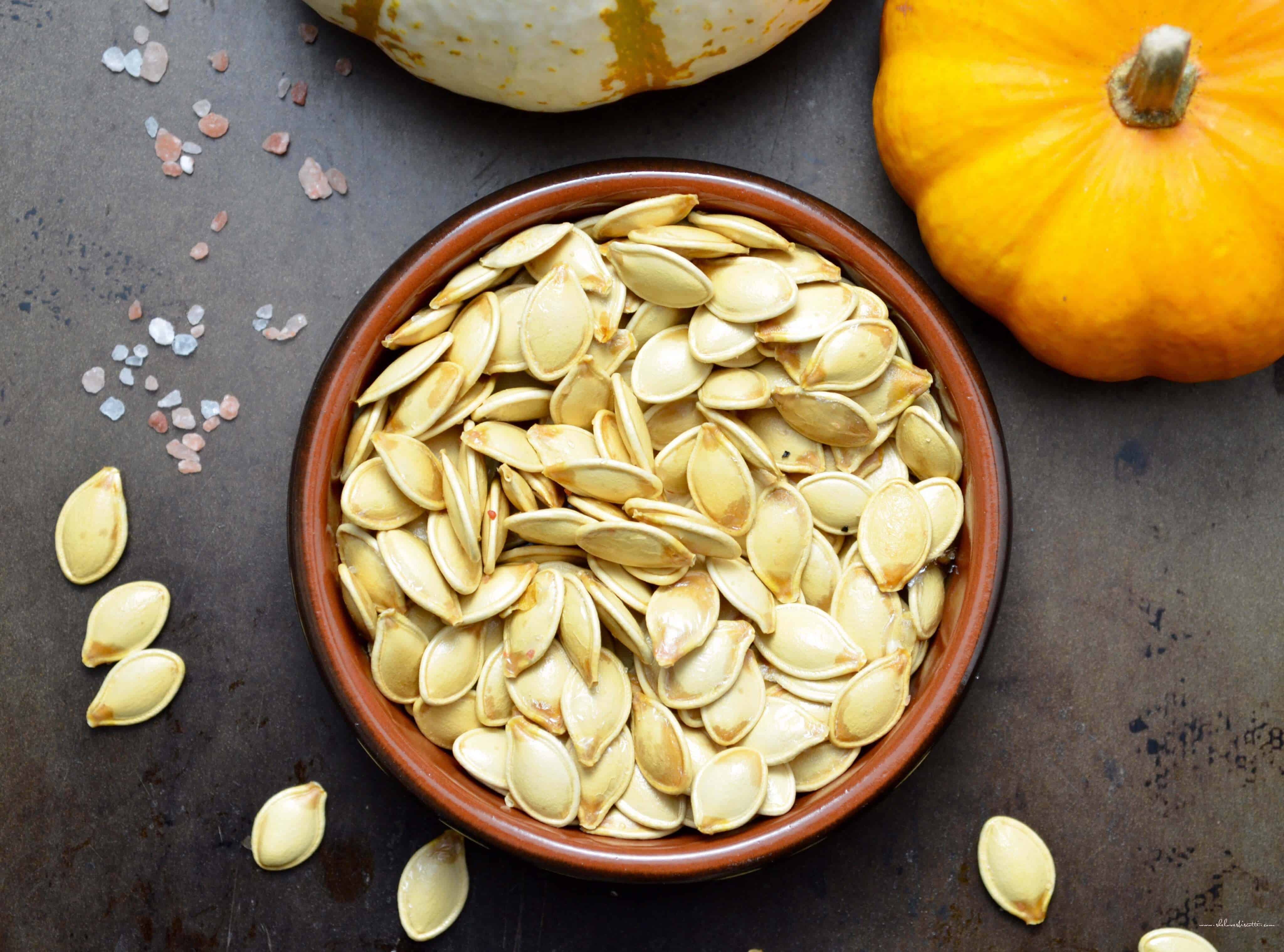 Slow Roasted Pumpkin Seeds