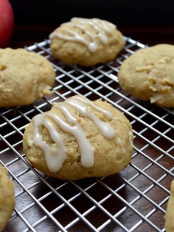 Spiced Cakey Apple Cookies