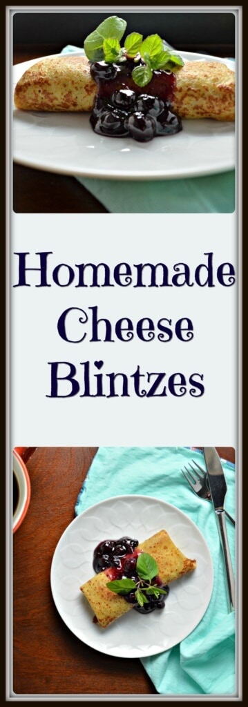 Homemade Cheese Blintzes