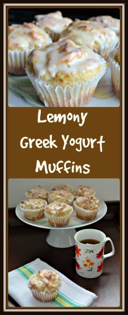 Lemony Greek Yogurt Muffins
