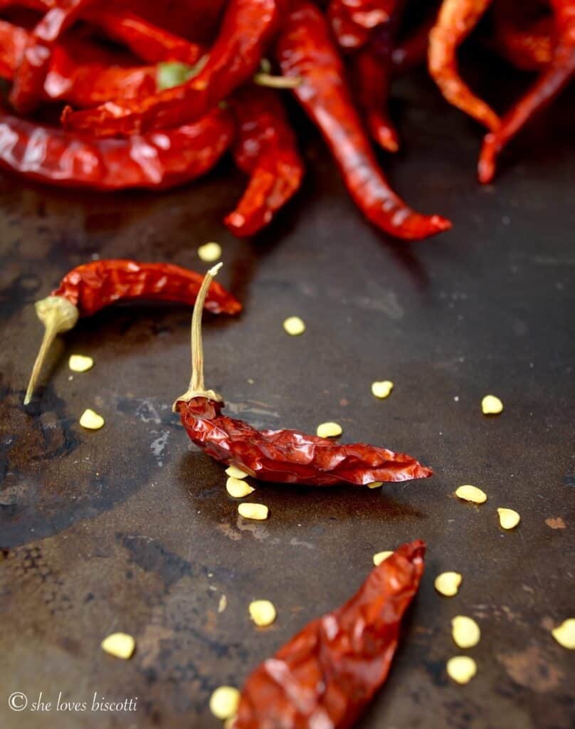 A photo of hot chili peppers.