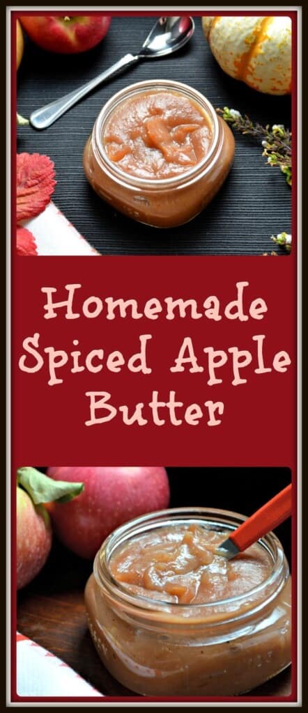 Easy Homemade Spiced Apple Butter