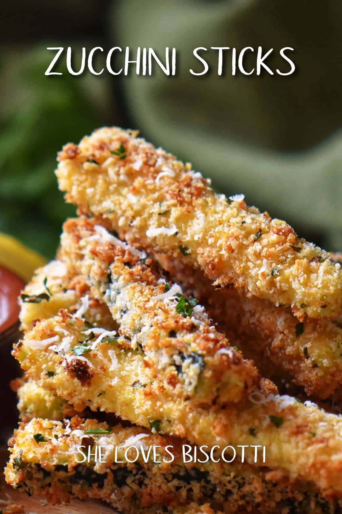 Baked Zucchini Sticks (Oven or Air Fryer) She Loves Biscotti