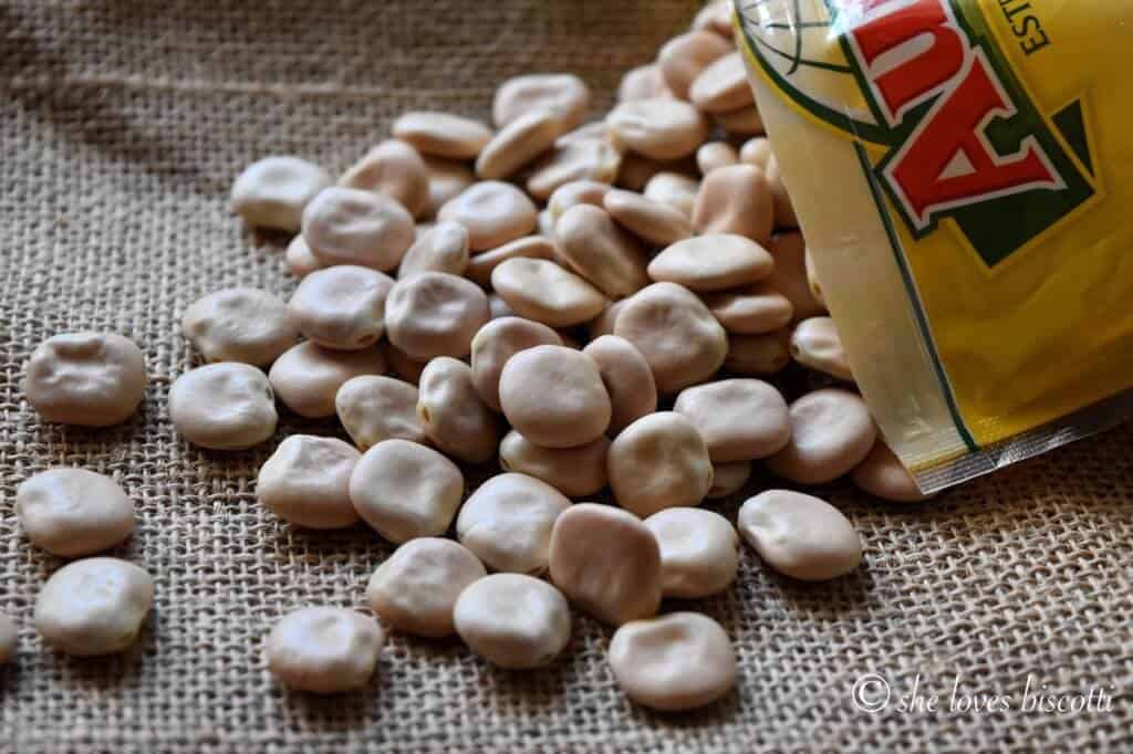 A bag of Italian Lupini Beans