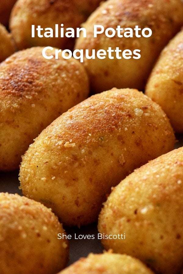Best Homemade Italian Potato Croquettes She Loves Biscotti