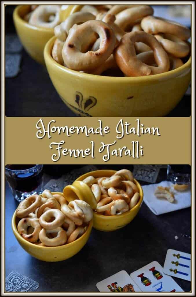 Homemade Italian Fennel Taralli da Tavola di Filomena She Loves Biscotti