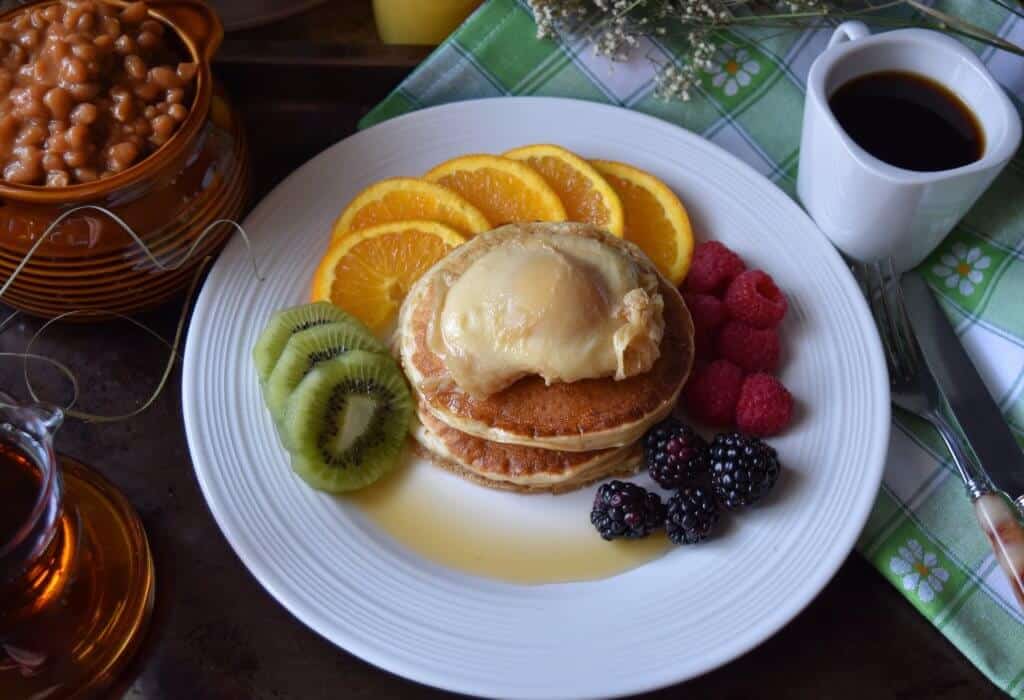 Traditional Quebec Maple Syrup Poached Eggs