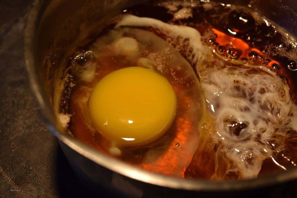 Traditional Quebec Maple Syrup Poached Eggs