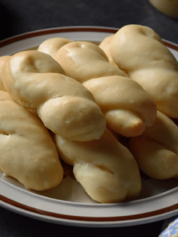 A tray of lemon cookies is shown.