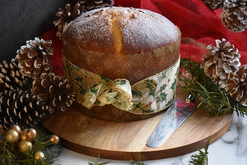 Panettone is all wrapped up.