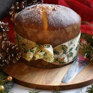 Panettone is all wrapped up.