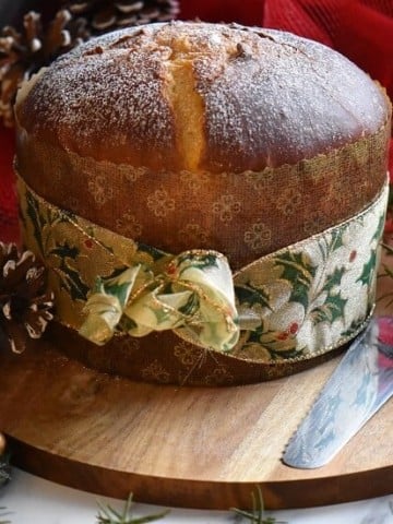 Panettone is all wrapped up.