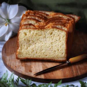 A loaf of the savory Italian Easter bread.