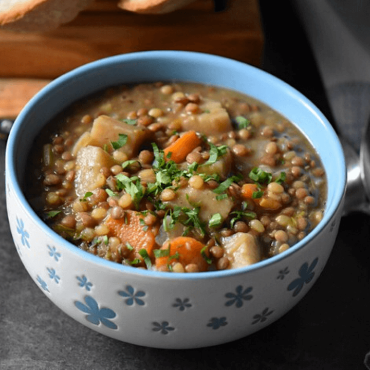 Vegetarian Split Pea Soup: A Slow Cooker Recipe - She Loves Biscotti