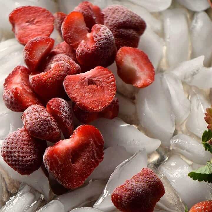 How To Freeze Strawberries & Use Them Once Frozen!