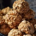 Oat Bran Cookies piles on top of one another.