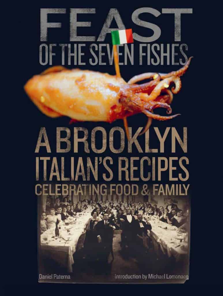 The cover of the Book entitled Feast of the Seven Fishes by Daniel Paterna