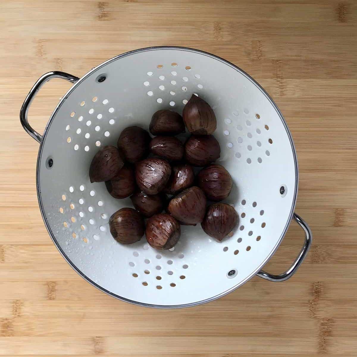 Boiled Chestnuts Only 5 Steps She Loves Biscotti