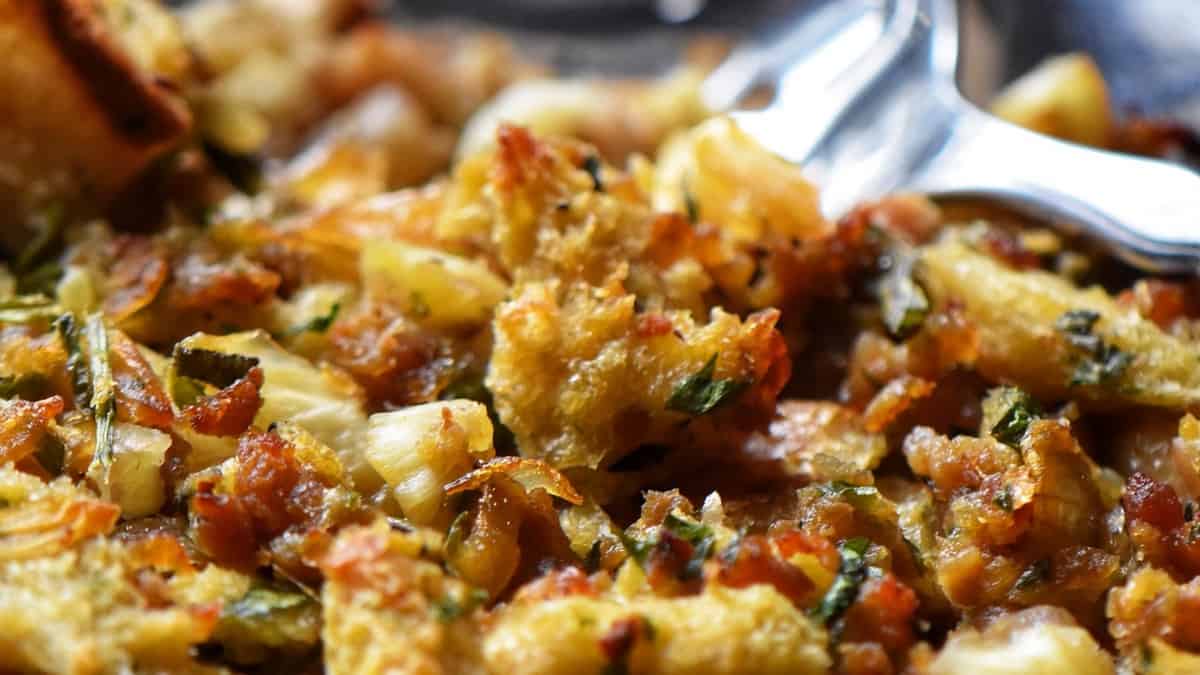 Chestnut Stuffing Recipe with Italian Sausage She Loves Biscotti