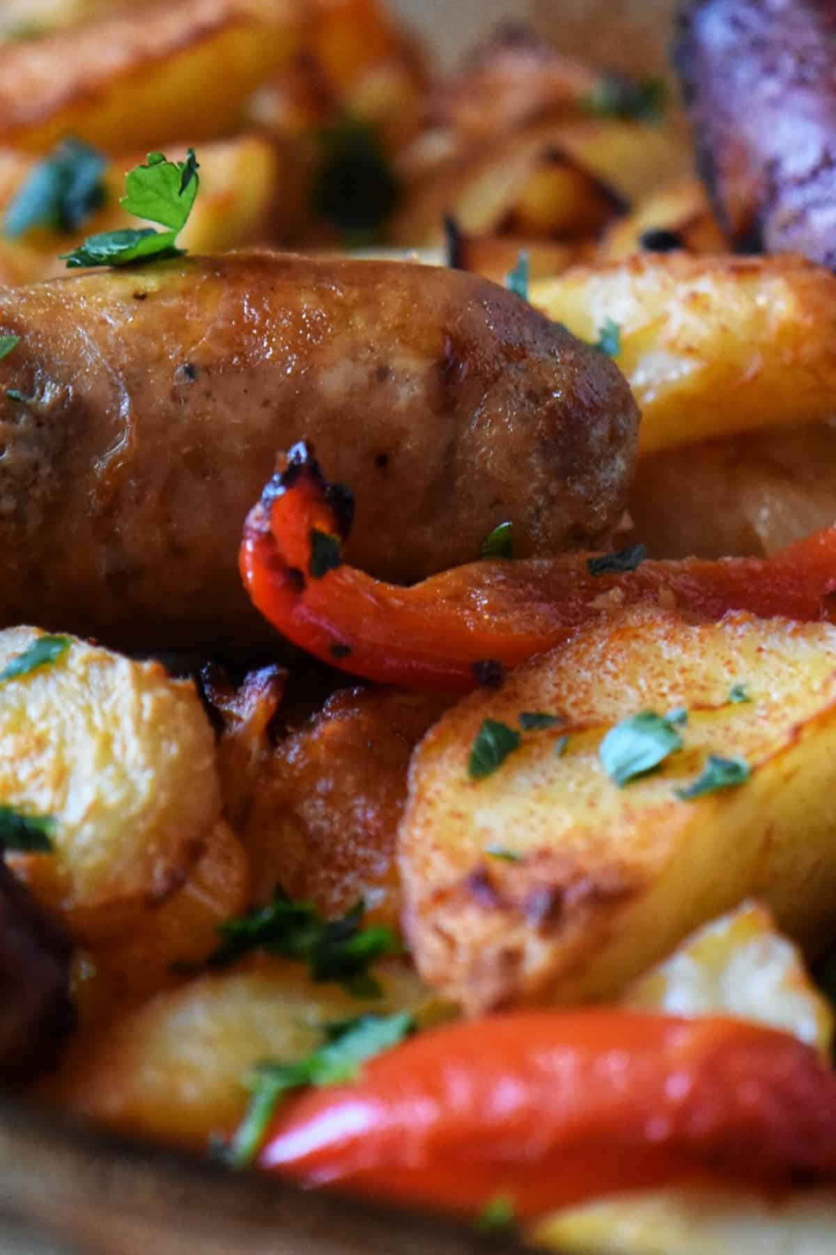 Italian Sausage, Potatoes, Peppers and Onions She Loves Biscotti