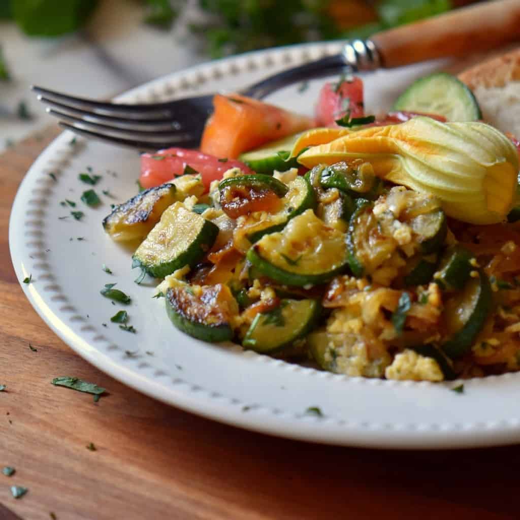 Zucchini and Eggs Recipe with Cheese She Loves Biscotti