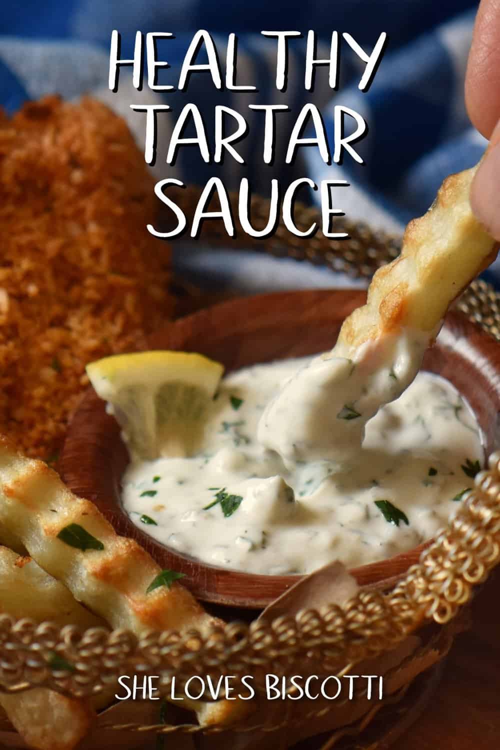 Healthy Tartar Sauce Recipe without Mayo She Loves Biscotti