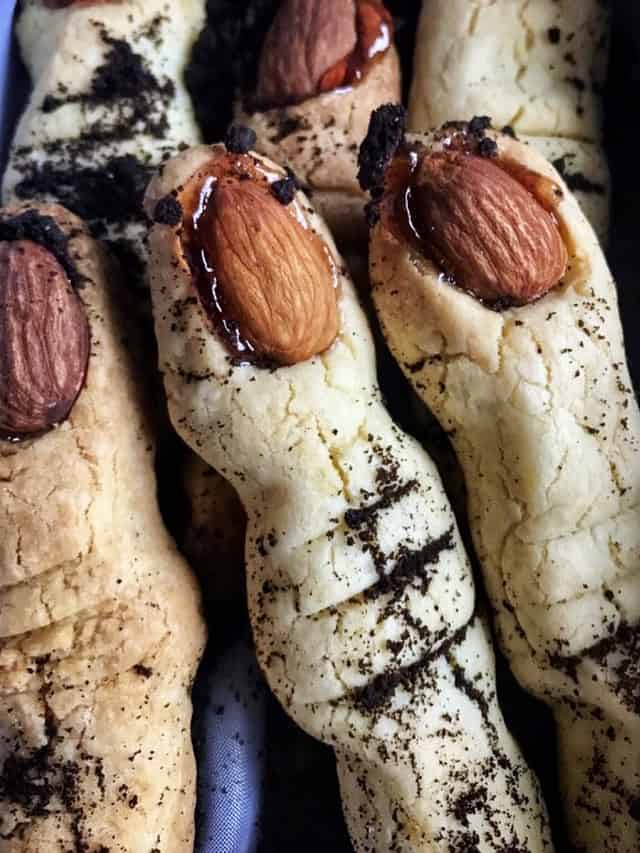 Witch Finger Cookies Story - She Loves Biscotti