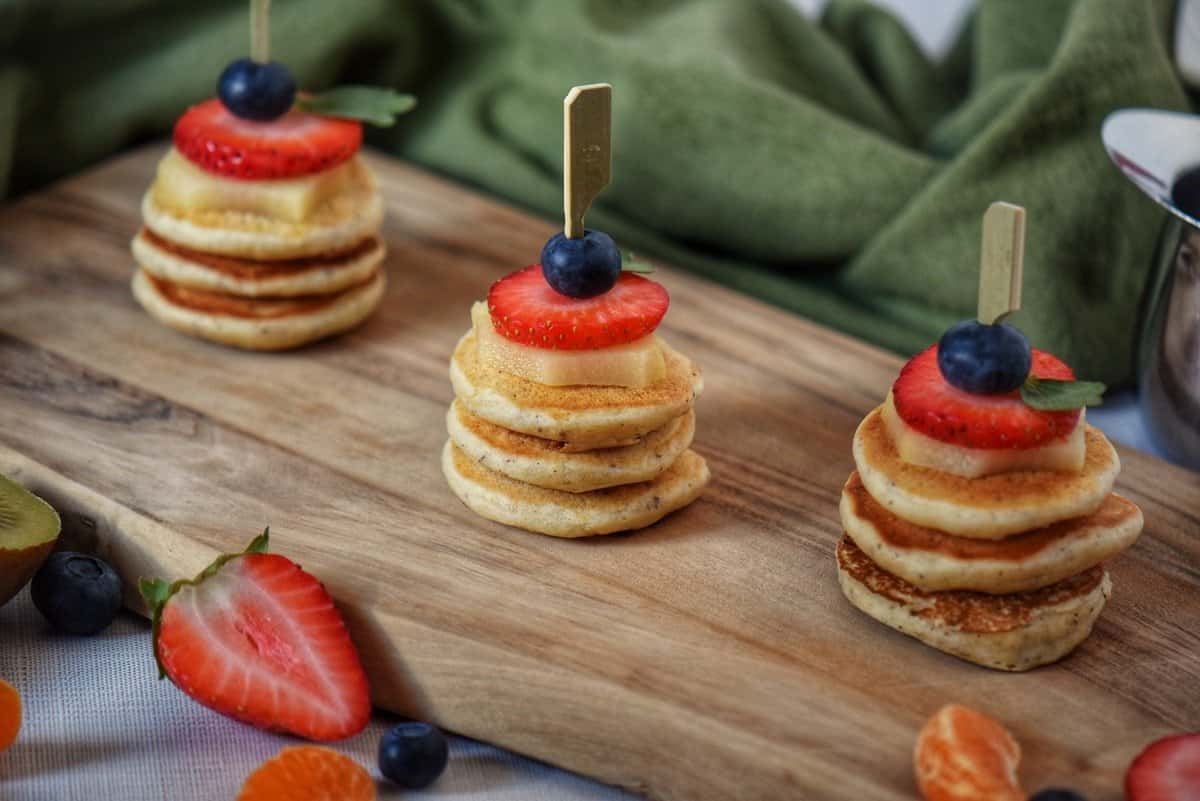 Mini Pancakes: Quick and Easy Vegan Recipe - She Loves Biscotti