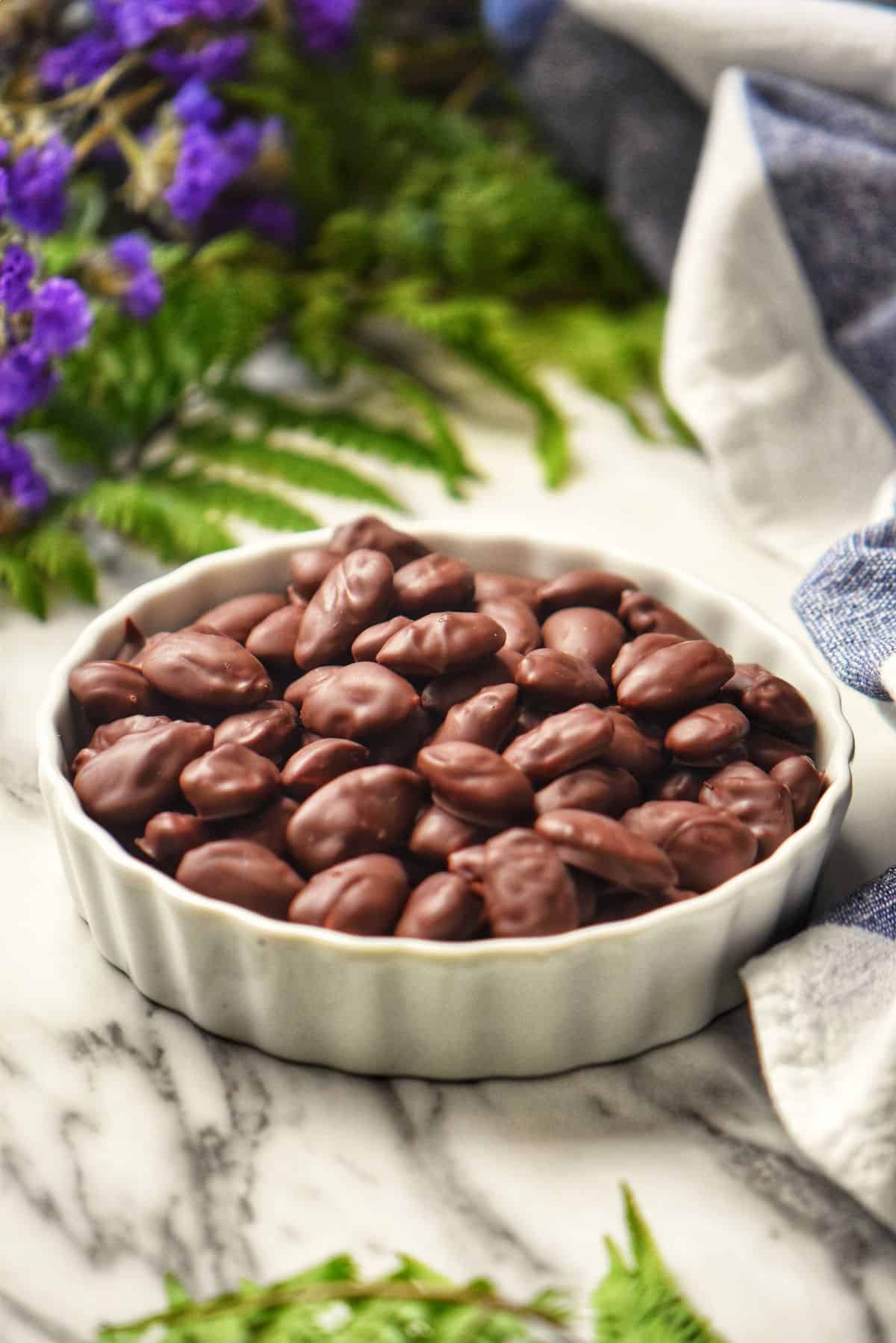 Chocolate Covered Almonds Step By Step Recipe She Loves Biscotti