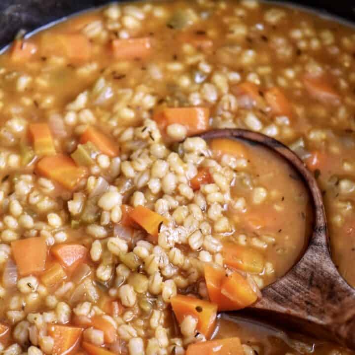 Easy Vegetable Barley Soup Recipe She Loves Biscotti