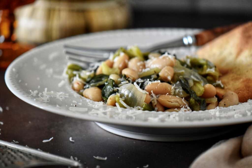 Healthy Italian Beans and Greens Recipe - She Loves Biscotti