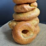 A stack of dad's fennel taralli.