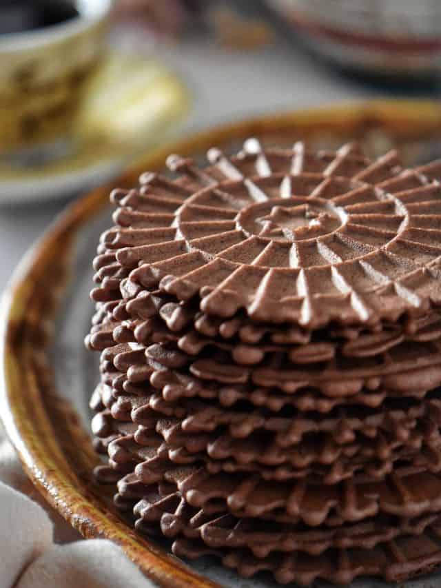 Chocolate Pizzelle Recipe Story