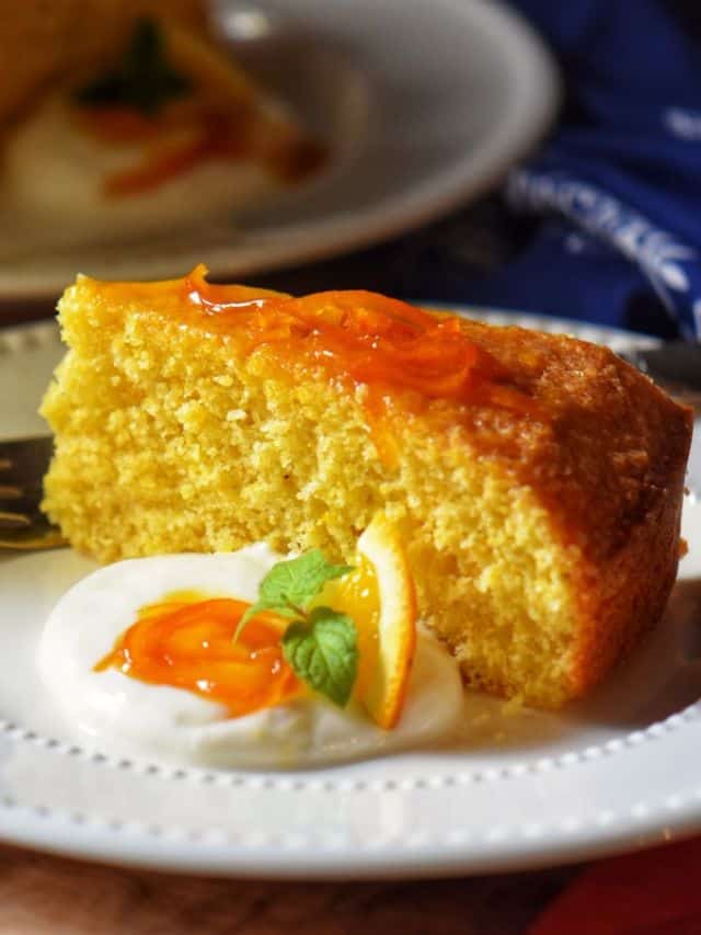 Orange Cornmeal Cake Story